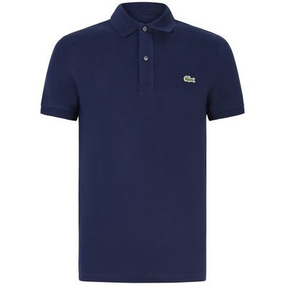 LACOSTE - Herren Poloshirt blau mit Mini Logo Slim Fit