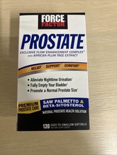 Force Factor Prostate Support Supplement - 120 Softgels