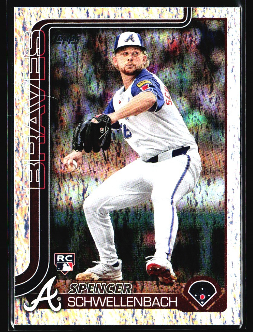2025 Topps Sandglitter Spencer Schwellenbach Rookie Atlanta Braves #103