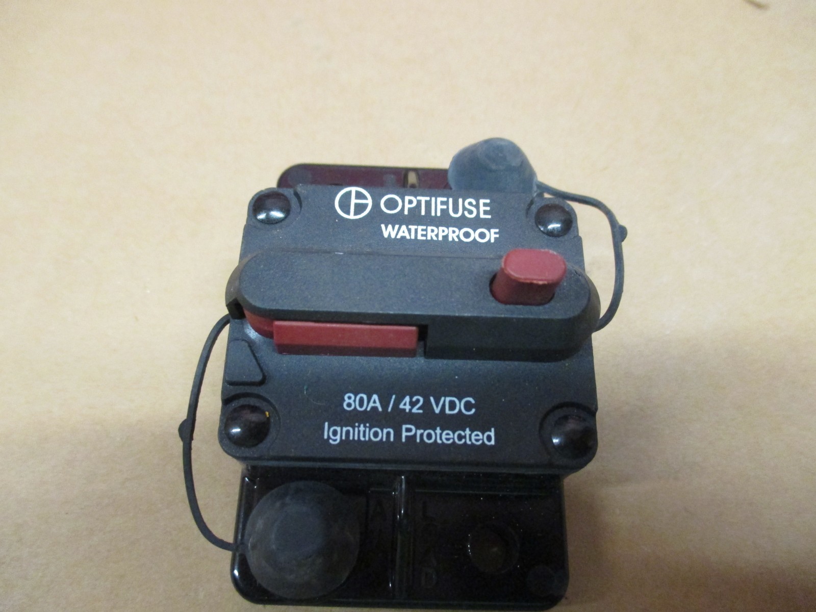 OPTIFUSE WATERPROOF 80A / 42VDC IGNITION PROTECTED NEW