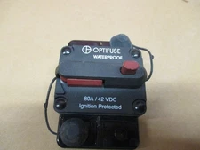 OPTIFUSE WATERPROOF 80A / 42VDC IGNITION PROTECTED NEW