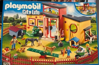 PLAYMOBIL City Life Tierhotel ''Pfötchen'' (9275) Unbespieltes Sammlerstück!