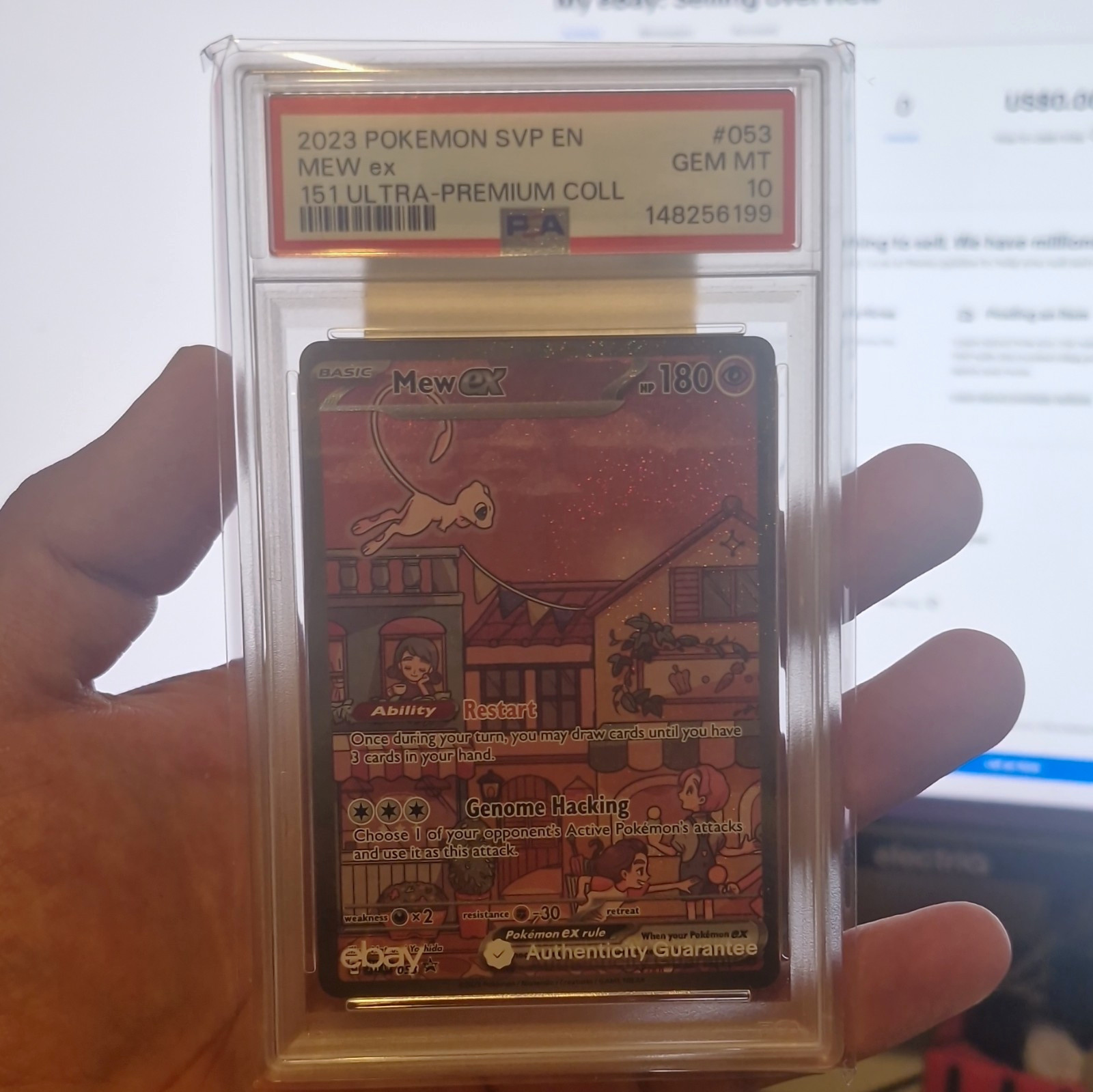 Mew ex #053 SVP Inglés Holo Promo PSA 10 151 Ultra-Premium | Verificado por eBay