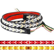 60 Inch LED Tailgate Light Bar Strip, Truck Tailgate Light with Red  Amber