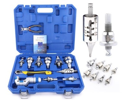 WK-T800 Copper Tube Tee Branch Pipe Reaming Tool Portable Refrigeration Tool