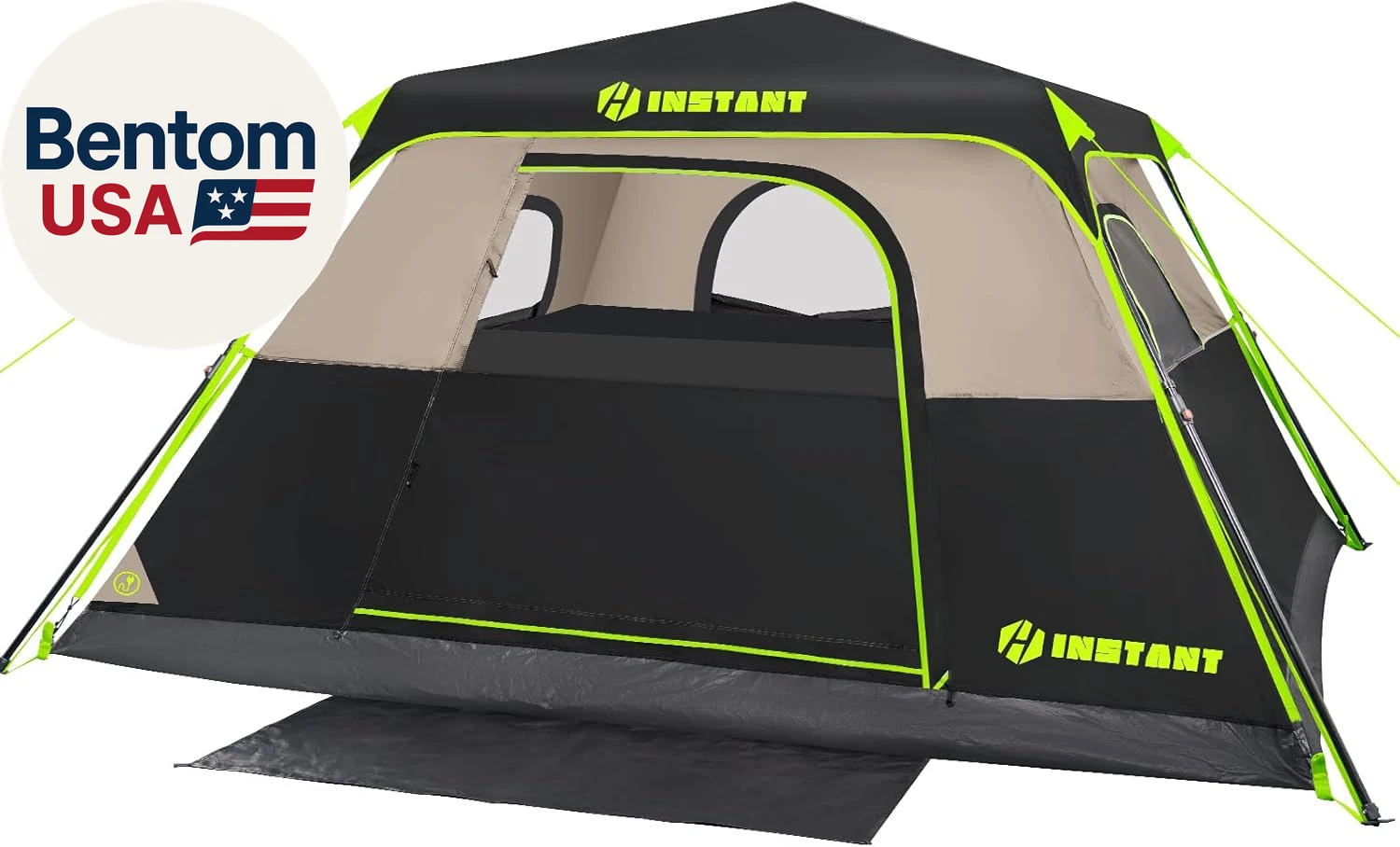 4/6/8/10 Person Instant Tent, Waterproof Pop up Tents for Camping with Rainfly,