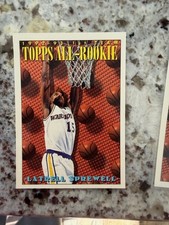 1993-94 TOPPS ALL ROOKIE TEAM CARD GOLDEN STATE WARRIORS LATRELL SPREWELL #153