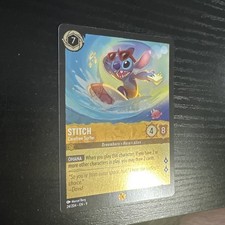 Disney Lorcana TCG Stitch Carefree Surfer Legendary 24/204 Fabled