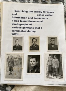 WWII U.S ARMY SOLDIERS ONE OF A KIND SET OF 6 GERMAN KIA’S HE WAS CREDITED WITH