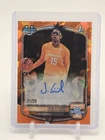 JAIDA CIVIL 2025-26 BOWMAN CHROME U ORANGE SAPPHIRE 1ST AUTO /25 #CPA-JC Q5332
