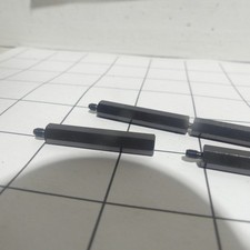 Qty 10: Steel M3 x 35mm Male Female Threaded Black Oxide Hex Post Standoff