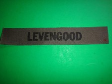 US Army Green OD Pocket Name Tape LEVENGOOD Subdued Patch