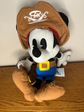 Disney Mickey Mouse Pirate Plush Stuffed Animal