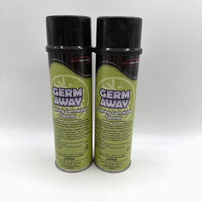 Germ Away Foaming Germicidal Cleaner 18 oz Aerosol 2 Pack