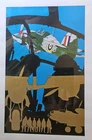 Peter W Smith WW2 RAF Battle of Britain Hurricane Screenprint 1995 Impossimals?
