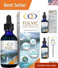 Water Extracted Fulvic Ionic Minerals - Pure Health Boost with 77 Trace Minerals
