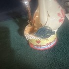 Teapot-Shaped Music Box Bear Figurine with Sugar Cubes Floral Collectible — photo 5
