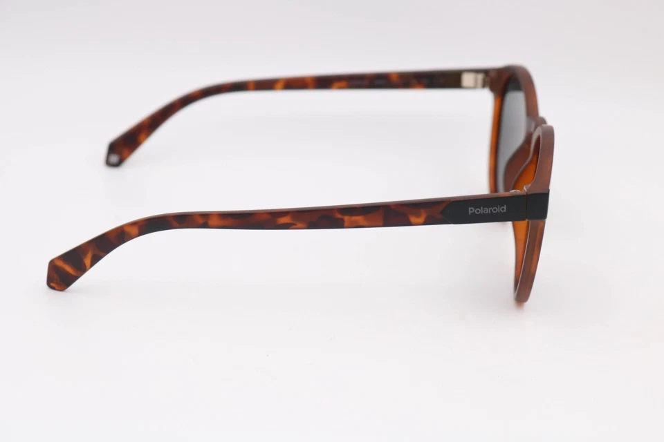 Круглые поляризованные солнцезащитные очки Polaroid Pld6034/S N9Pmatt Havana/коричневые 51-21-145 - Изображение 2 из 4