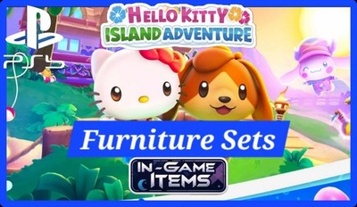  Hello Kitty island adventure  In Game Furniture PS5 