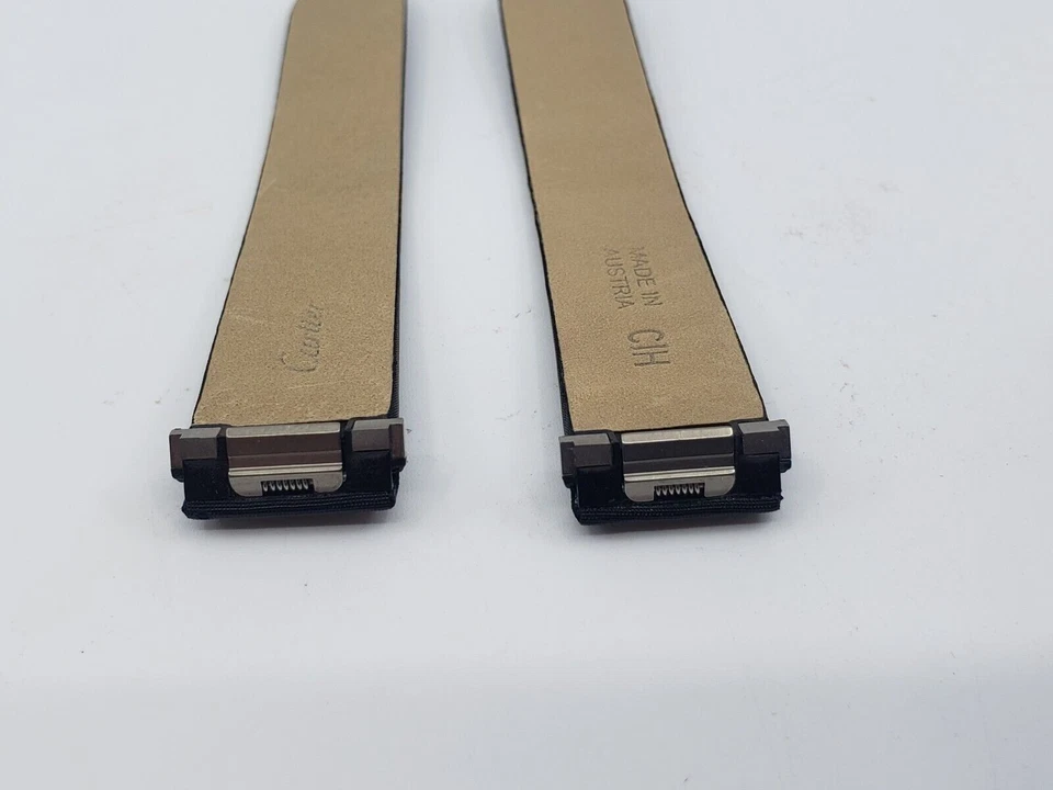 NEW AUTHENTIC CARTIER ROADSTER WATCH BLACK LEATHER STRAP BAND 16MM X 14MM CIH - Image 4 of 4