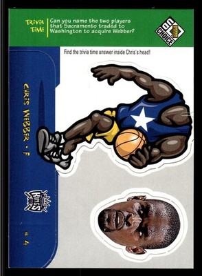 1998-99 Upper Deck UD Choice - Mini Bobbing Heads Chris Webber #23
