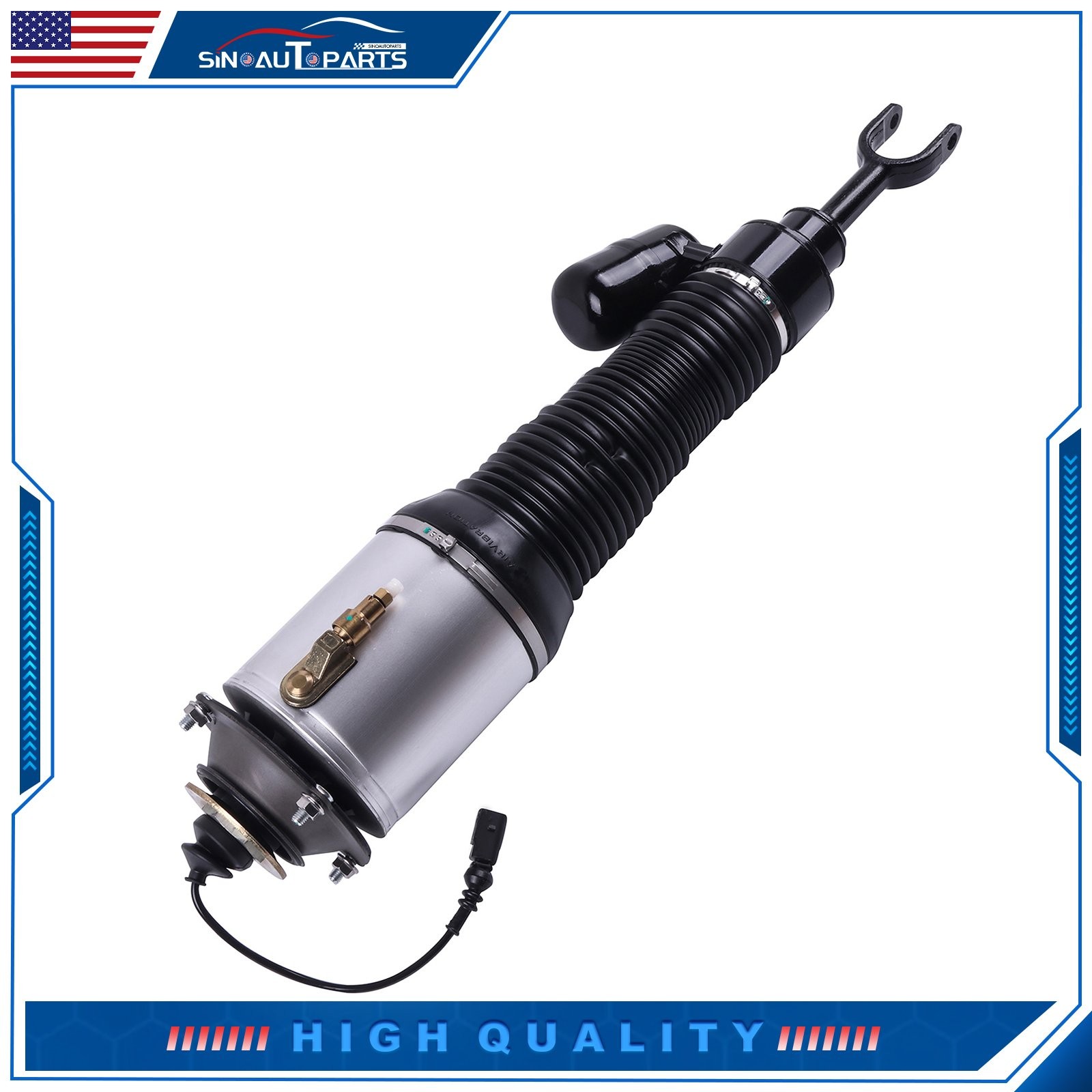 1x Air Suspension Strut Front Left For Bentley Continental GT GTC, Flying Spur