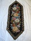 1 Tapestry textile woven floral table runner unused or old stocl 35'' x 13''