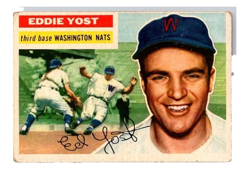 Topps Eddie Yost Baseball 1956 Season Sports Trading Cards & Accessories