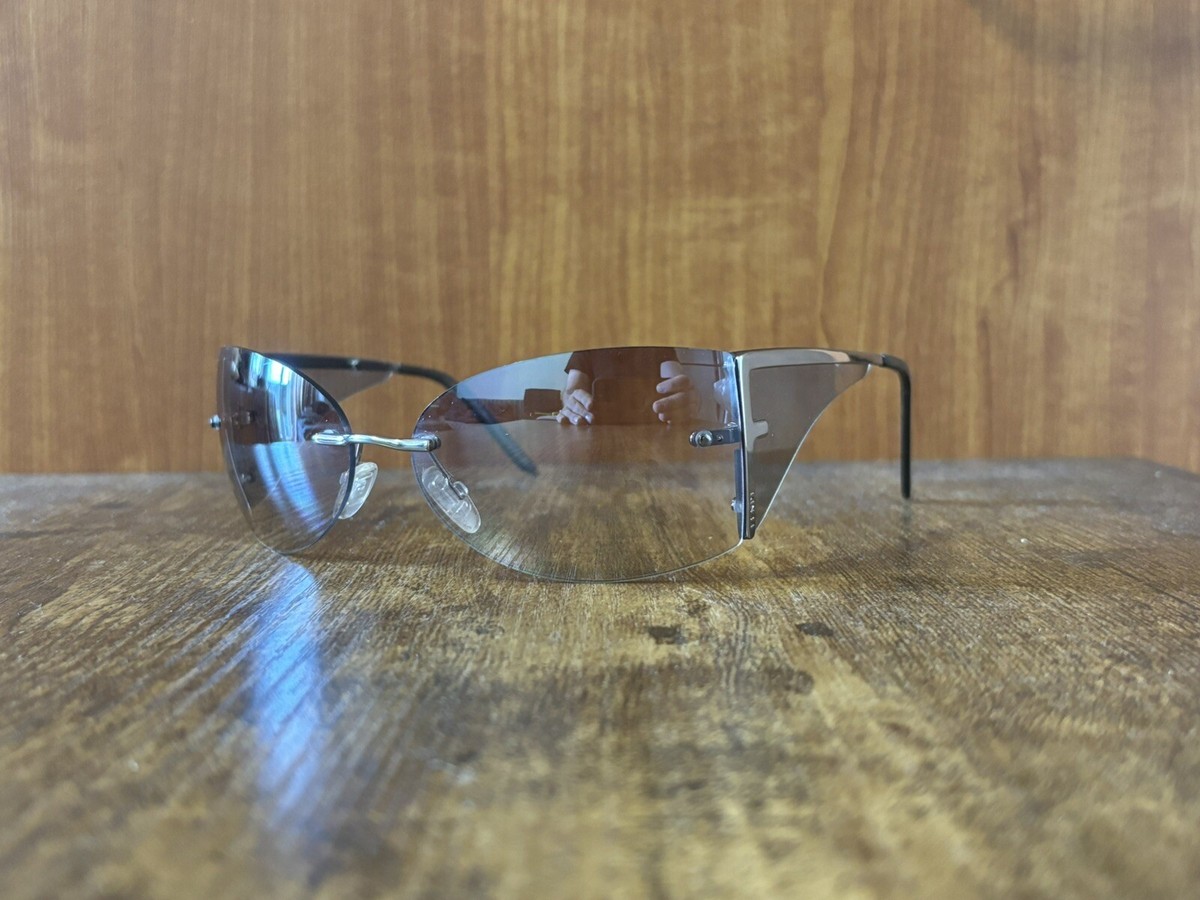 VINTAGE NOS FENDI SL 7399 HIP HOP SHIELD SUNGLASSES MADE IN ITALY