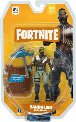 Fortnite Bandolier Solo Mode Core Action Figure Epic Games Kids Play Toys NEW.