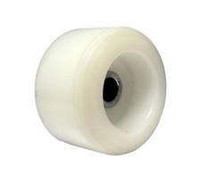 PLASTIC ROLLER WHEEL WITH STEEL BUSHING MADE IN USA
