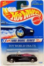 1995 Hot Wheels #349 New Model Series Power Pipes 5 spoke wheels