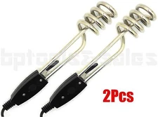 (2) 10" Steel 1000W-110V Water Heater Portable Electric Immersion Boiler Heater