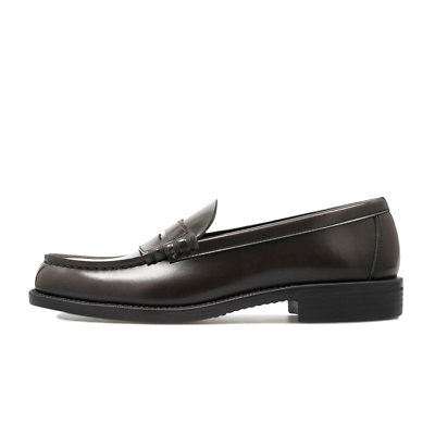 Haruta Loafers Men's 3E EEE Coin Loafers BLACK / JAMAICA 24-28cm