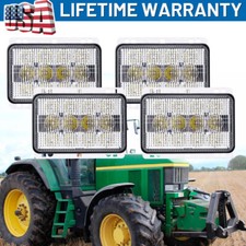 4x4 60w Led Headlight Re269110 High Low Beam For John Deere Tractor 7220 7320