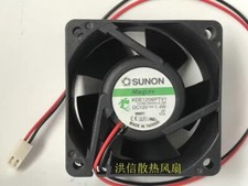 SUNON KDE1206PTV1 6025 DC12V 1.4W 6CM 2-Wire Silent Cooling Fan