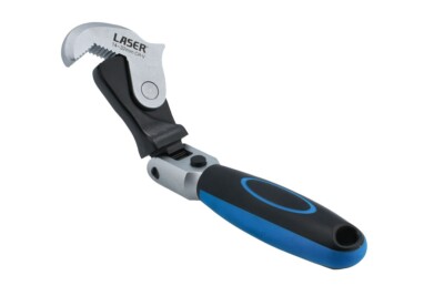Laser 8826 Flexi-Kopf verstellbarer Schraubenschlüssel 14 mm - 32 mm mit gefederter Backe