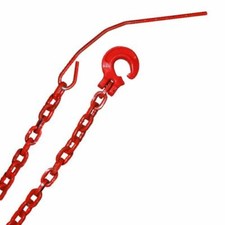 Chokerkette vierkant 7+8mm Forstkette | Kuppelschlitzring Rückekette NEU