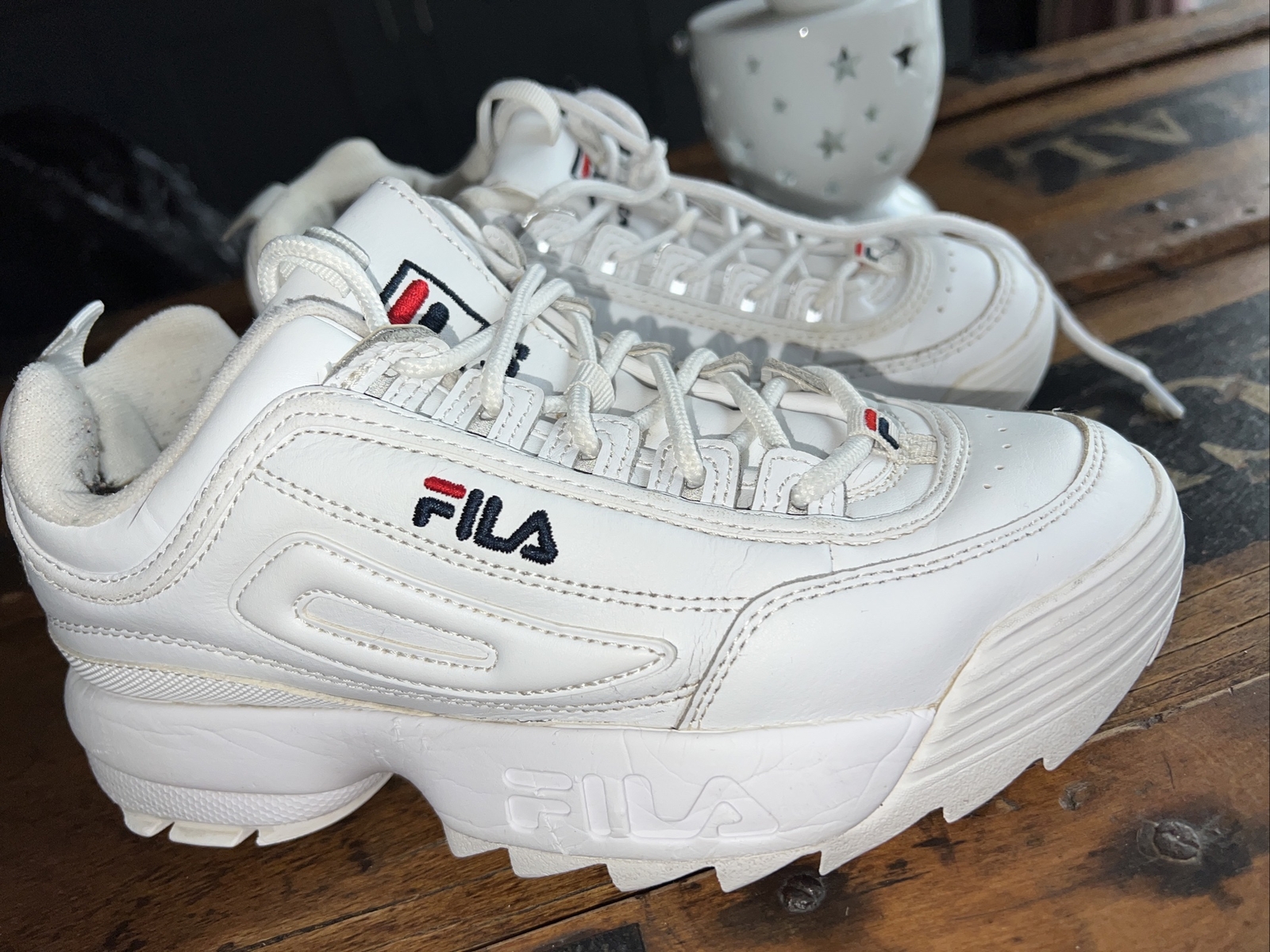 fila trainers size 1