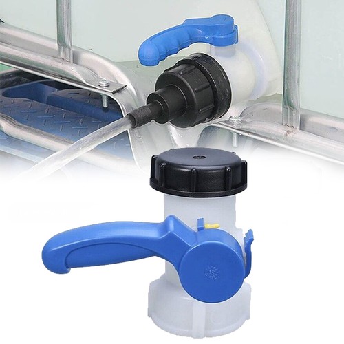 Adaptador De Grifo Para Tanque IBC, PVC Resistente, Válvula De Control De Flujo, Rosca DN40, Fácil Instalación