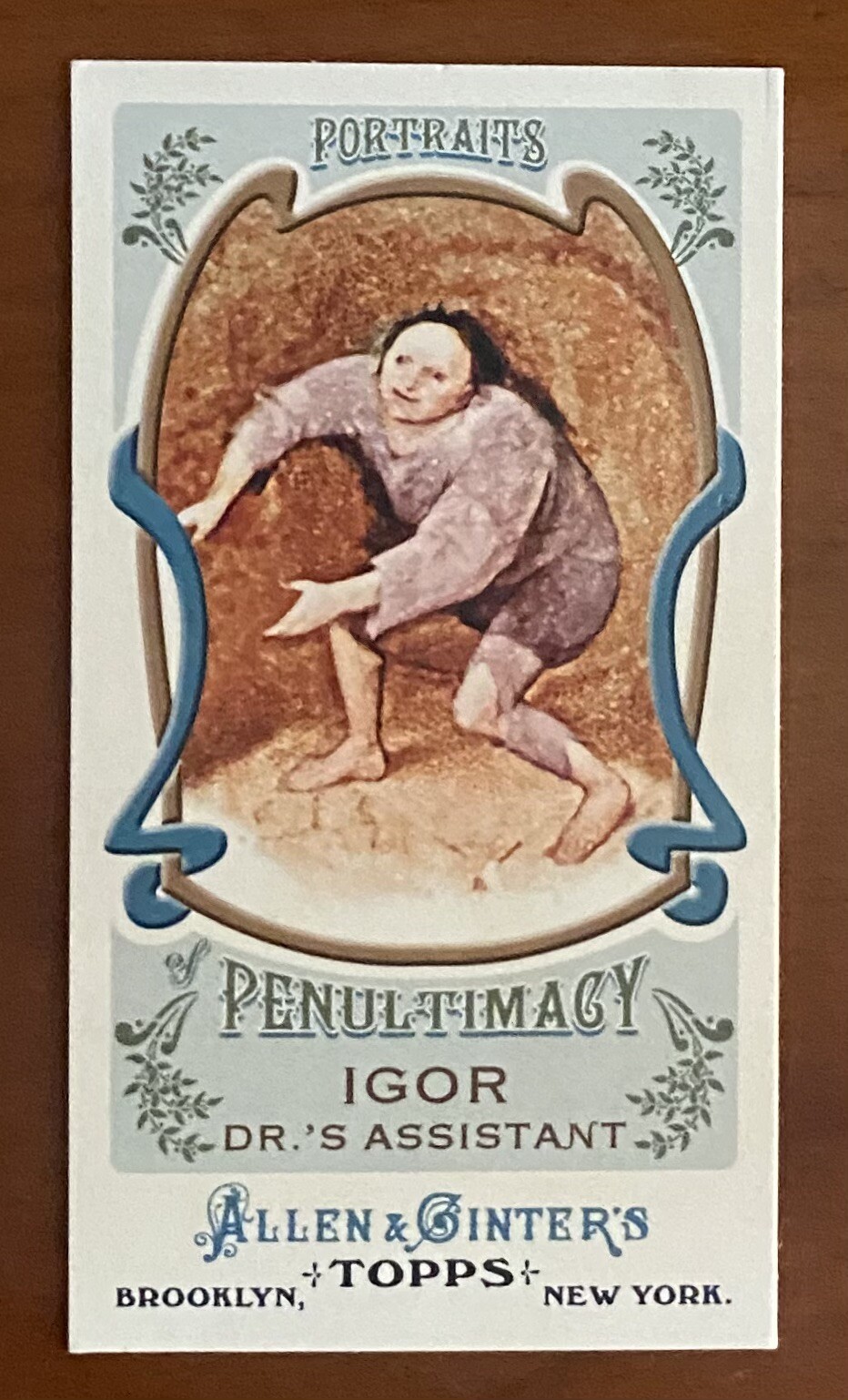 2011 Topps Allen Ginter Mini Portraits of Penultimacy IGOR #PP4 Dr. Frankenstein