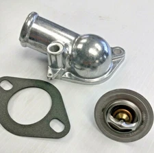 chevy thermostat Water Neck Housing CAST THERMOSTAT ZINC 180 DEG. BBC 396-454