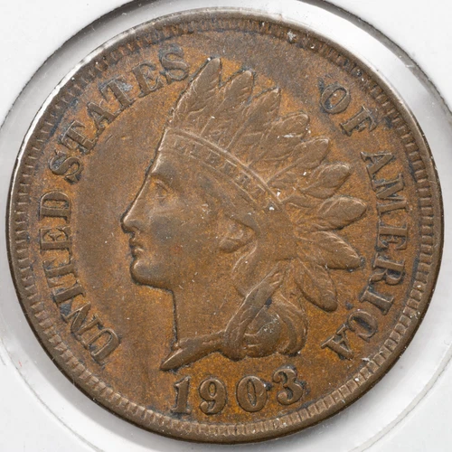 1903 Extremely Fine (XF) Indian Head Penny Cent