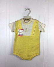 Vintage 1960 s Baby Suit Romper NEW 6 Months