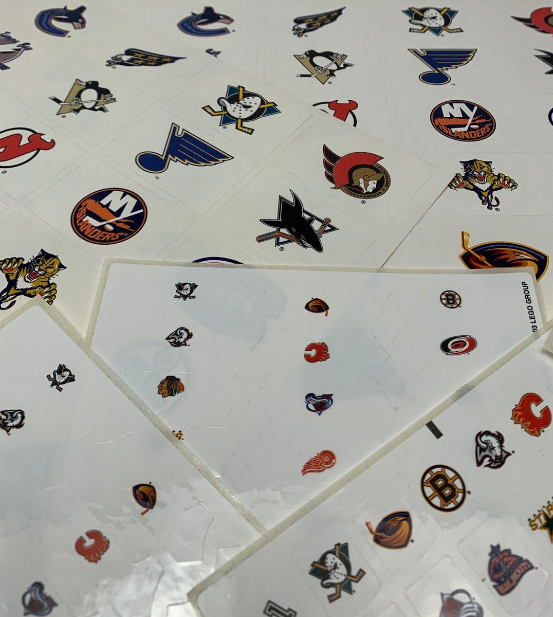 Lego Sports - #65182 Slammer Stadium - NHL Sticker Sheets - Pick