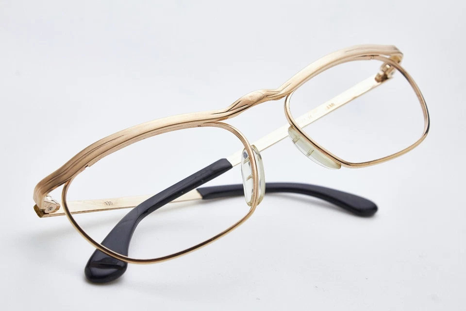 Gafas doradas vintage de los años 60 MARWITZ OPTIMA 50-16 llenas de oro Foto 2 de 4