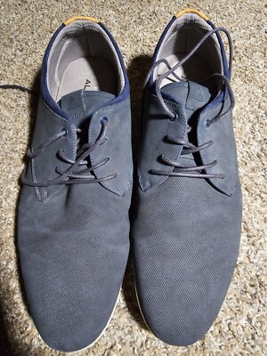 aldo blue dress shoes Ferro Aldo Men's 19393LE Derby Two Tone Oxford Dress Shoes
