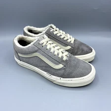 VANS Old Skool Shoes Classics Gray Suede Skater Shoes Men's Size 5 Wmns Size 6.5