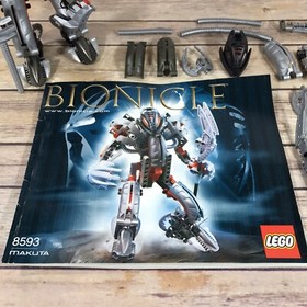LEGO 10201 Bionicle Warriors Kraahkan Figure Makuta Manual Head Incomplete 8593