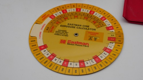 Kodak Ciné Exposure Calculator (T8-133) Eastman cine exposure calculator - Photo 8/16